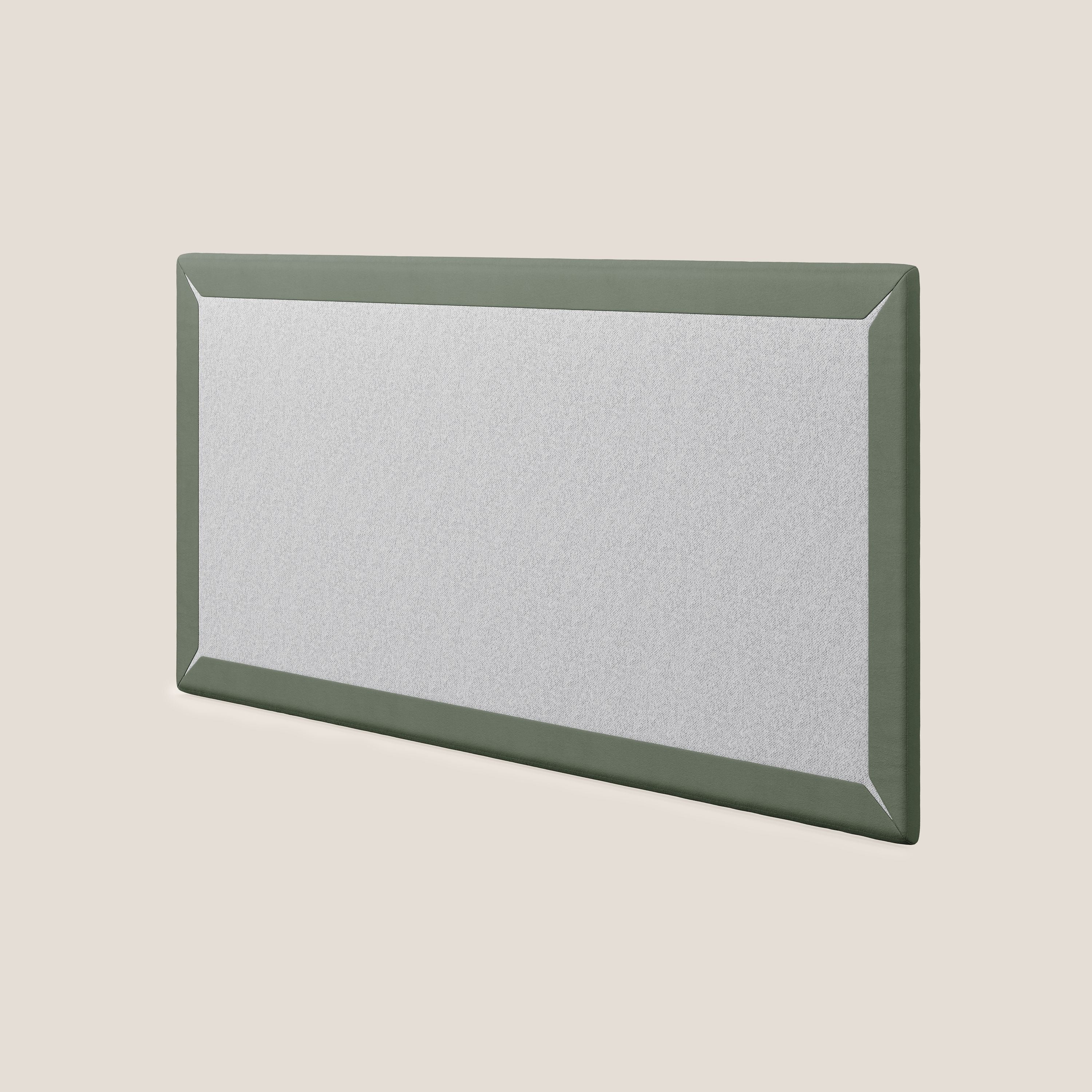 Tête de lit en  petit panneau mural de différentes dimensions en microfibre douce détachable T11 vert - Image 4