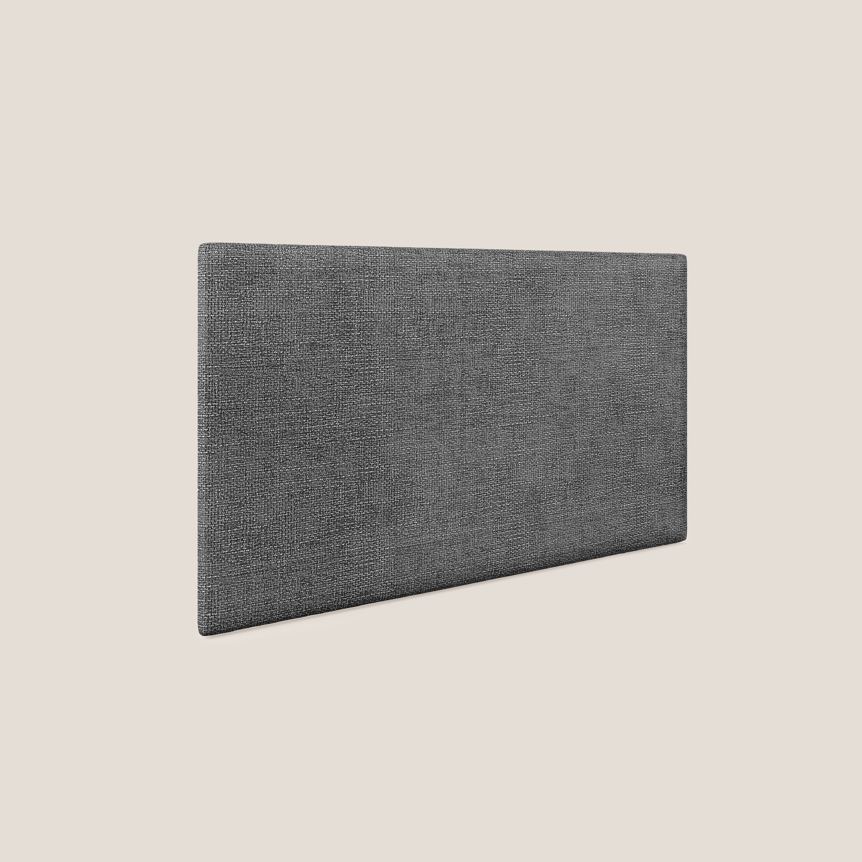 Tête de lit en petit panneau mural de différentes dimensions en tissu doux détachable T10 anthracite - Image 2