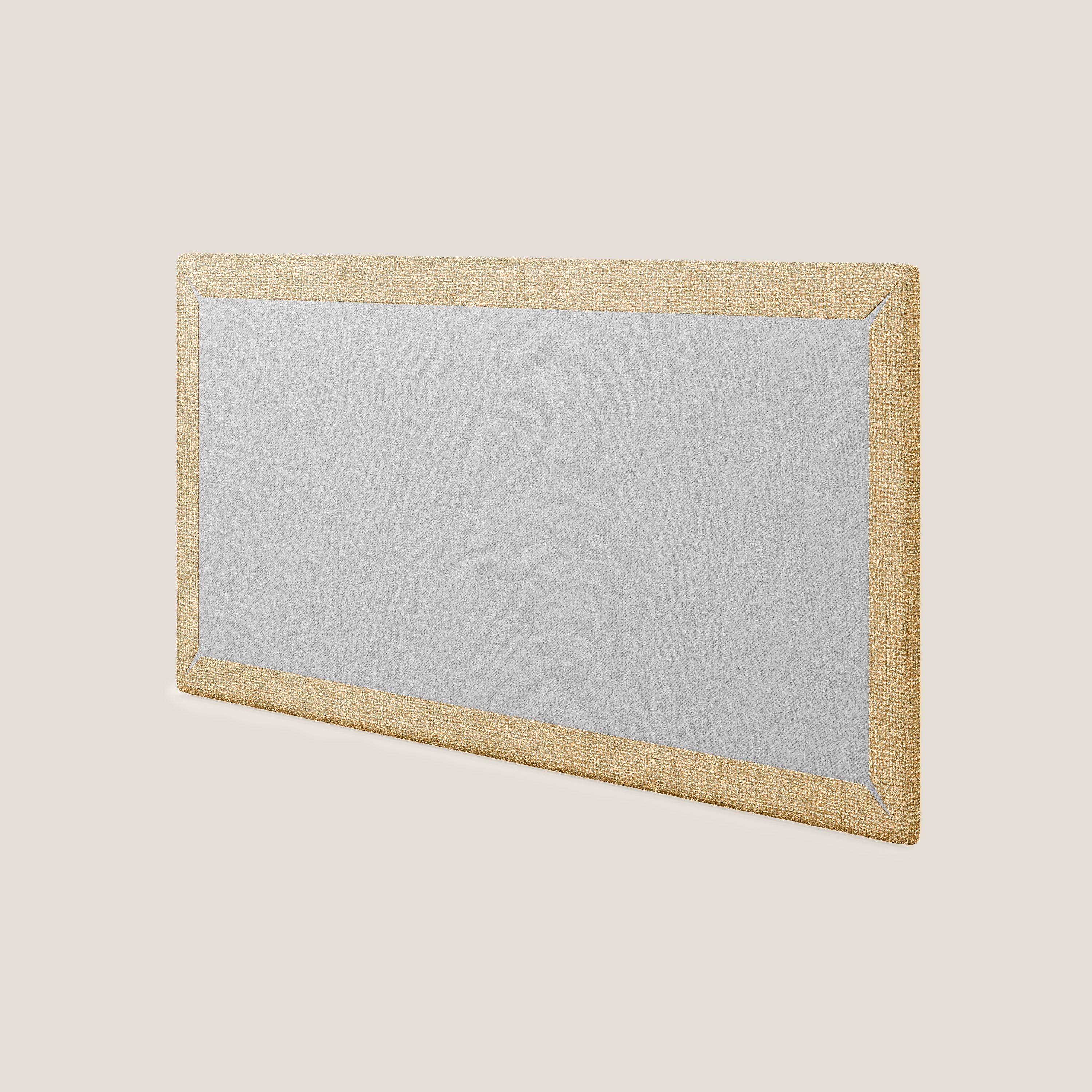 Tête de lit en petit panneau mural de différentes dimensions en tissu doux détachable T10 jaune - Image 4