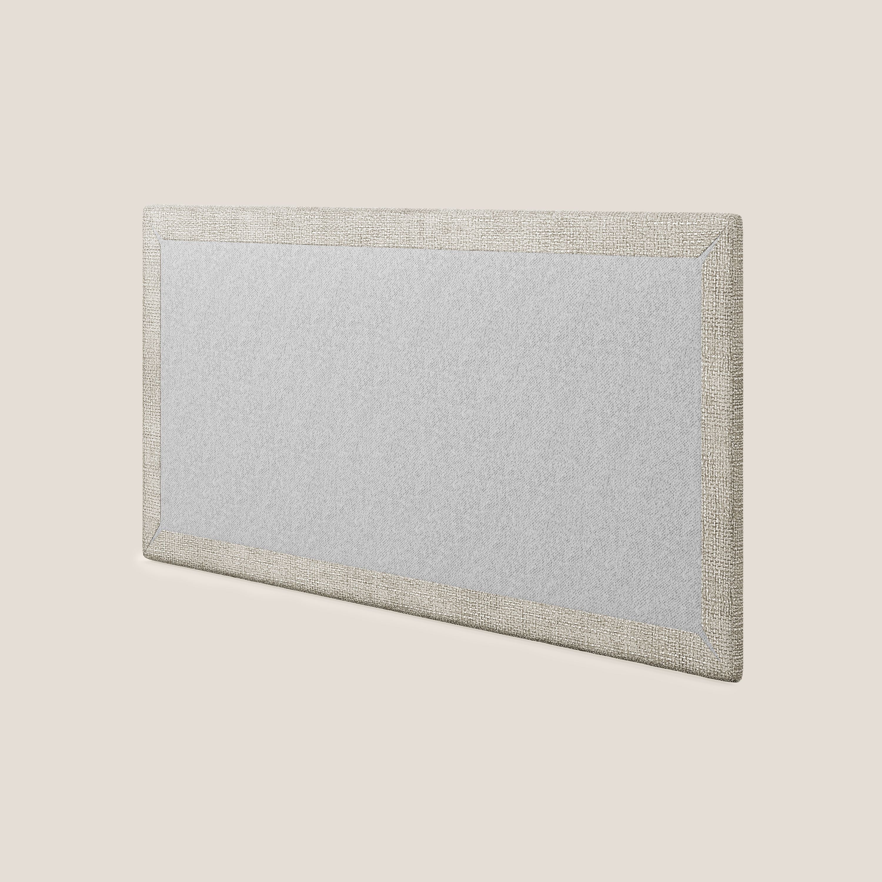 TĂȘte de lit en petit panneau mural de diffĂ©rentes dimensions en tissu doux dĂ©tachable T10 Taupe tortora - Image 4