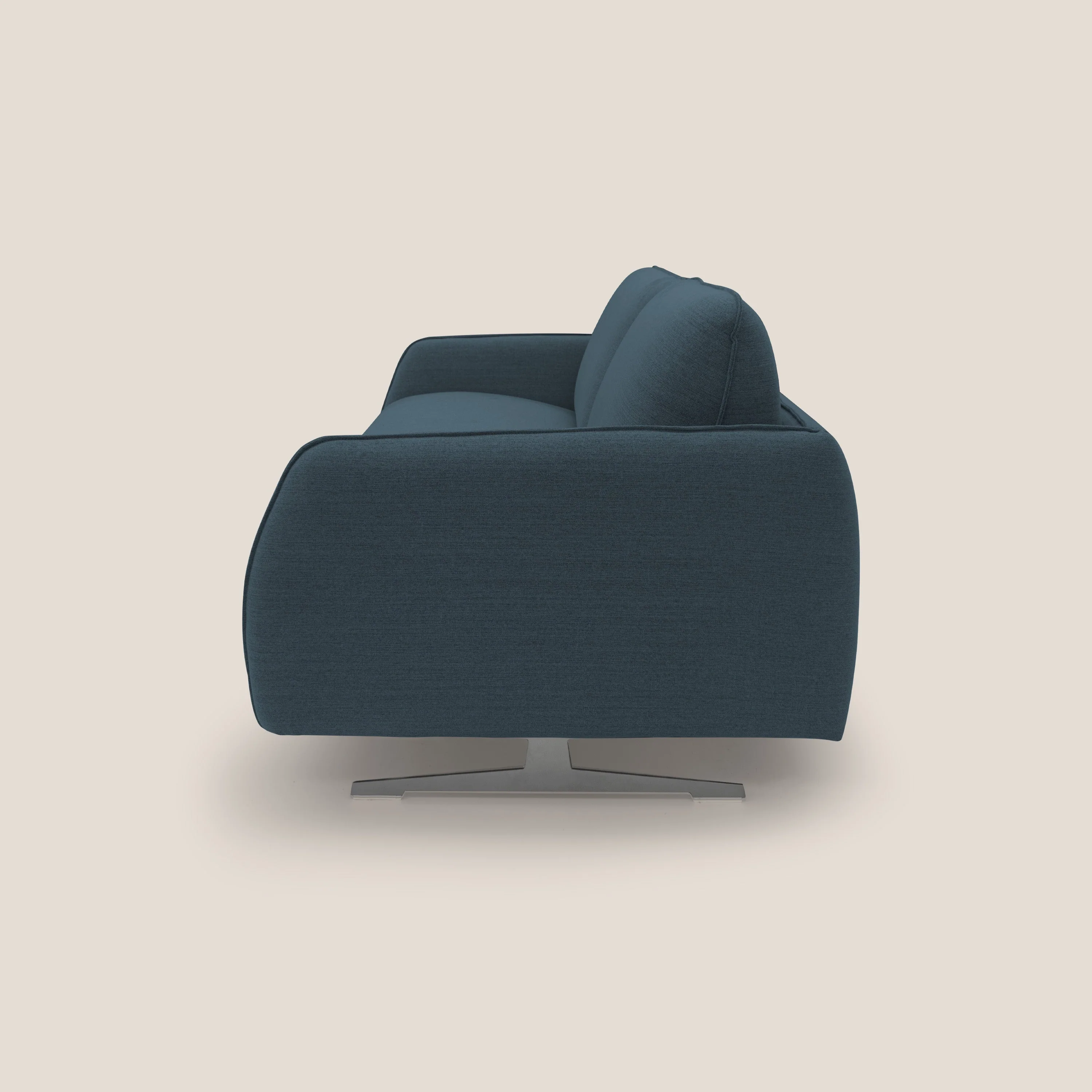 Texas Canapé convertible matrimonial moderne en tissu imperméable T19 bleu - Image 10