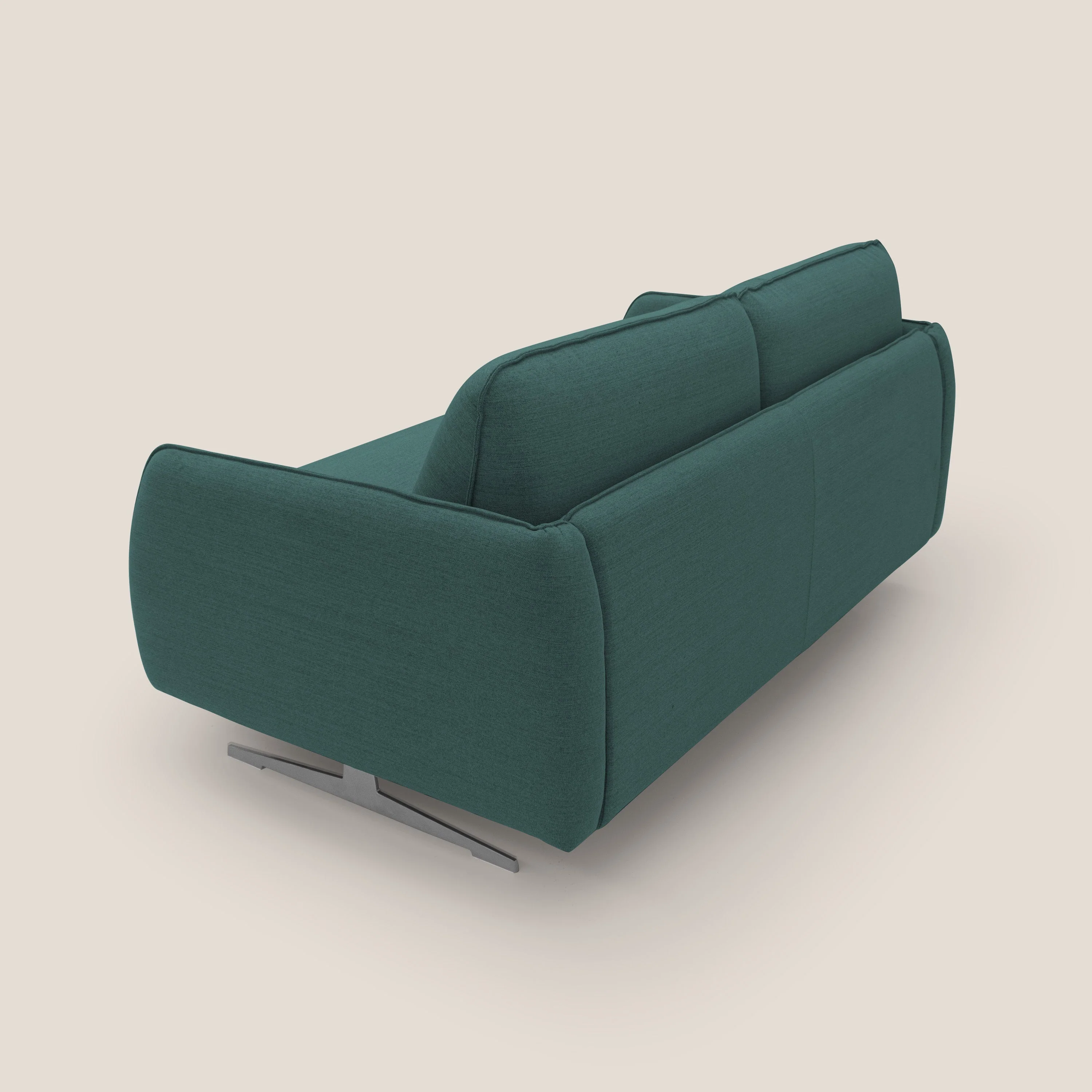Texas Canapé convertible matrimonial moderne en tissu imperméable T19 bleu canard - Image 10