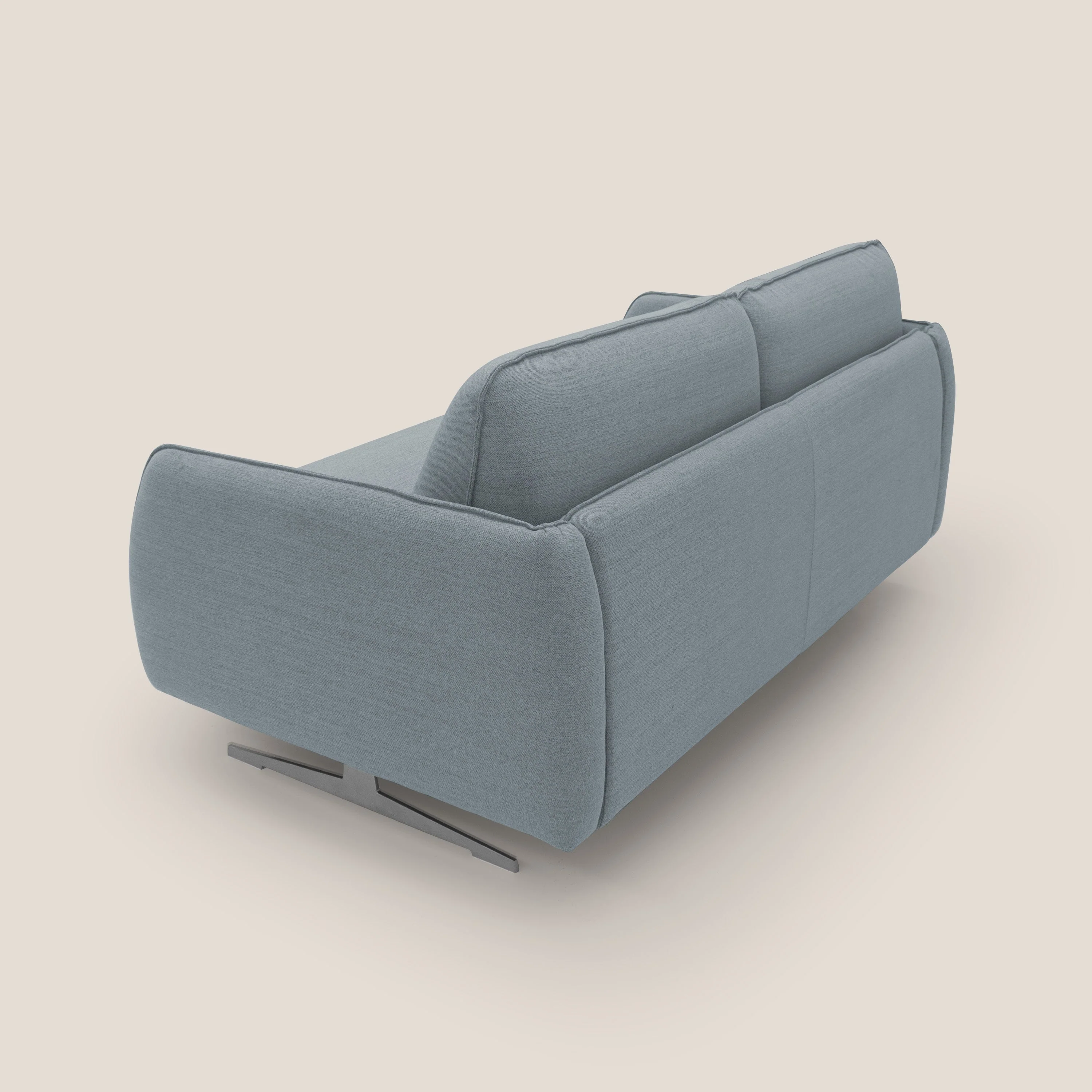 Texas Canapé convertible matrimonial moderne en tissu imperméable T19 bleu pastel - Image 10