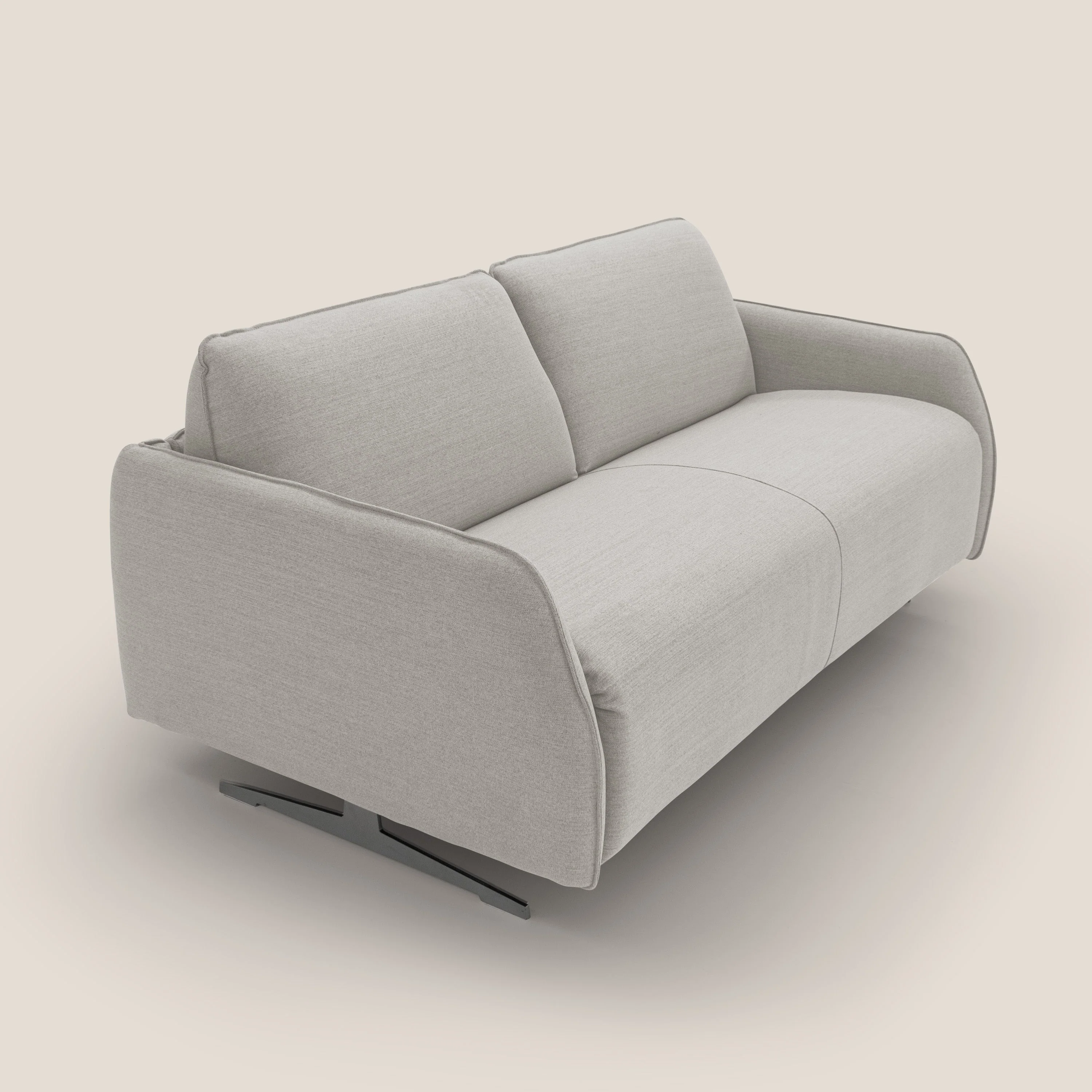 Texas Canapé convertible matrimonial moderne en tissu imperméable T19 crÚme - Image 6