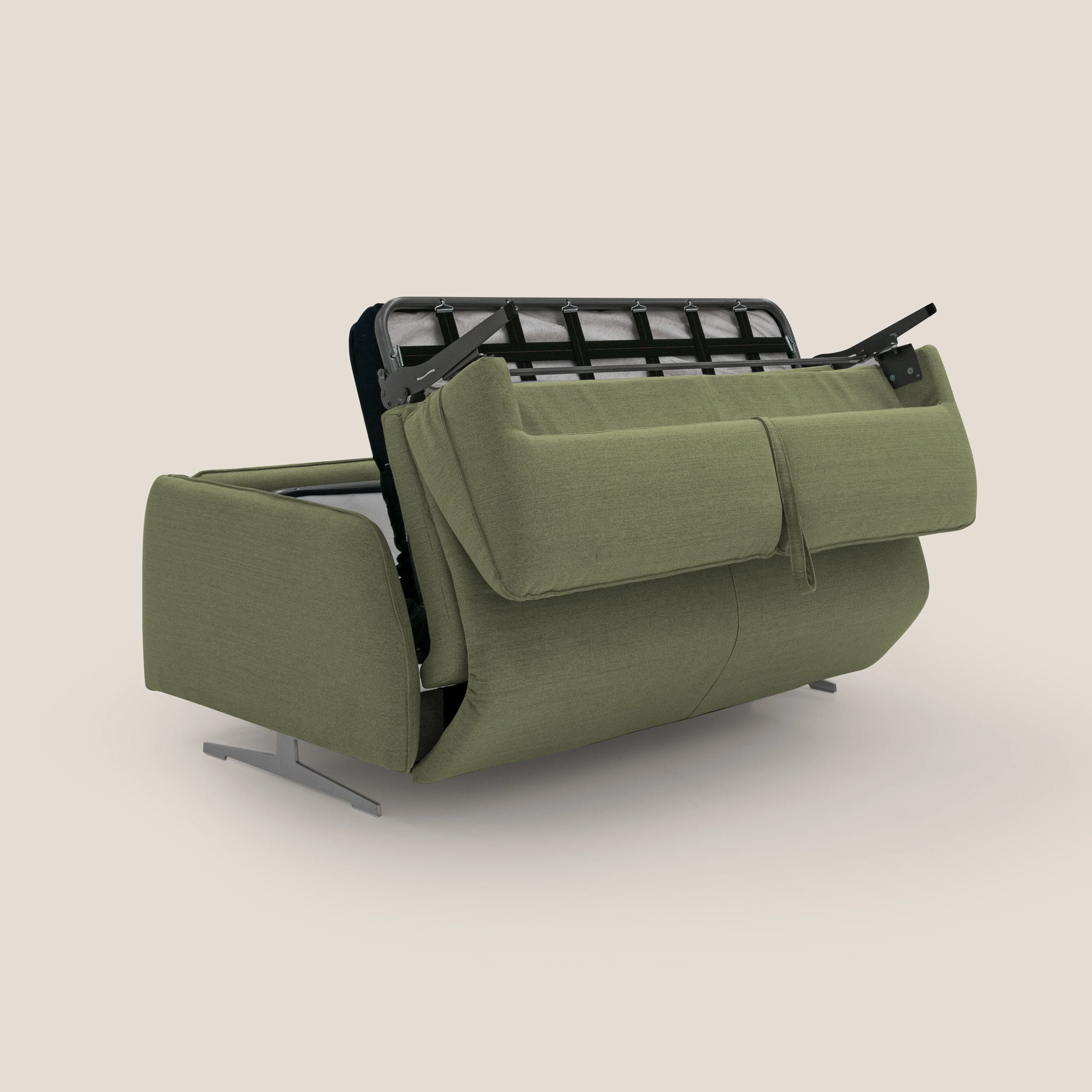 Texas Canapé convertible matrimonial moderne en tissu imperméable T19 vert - Image 3