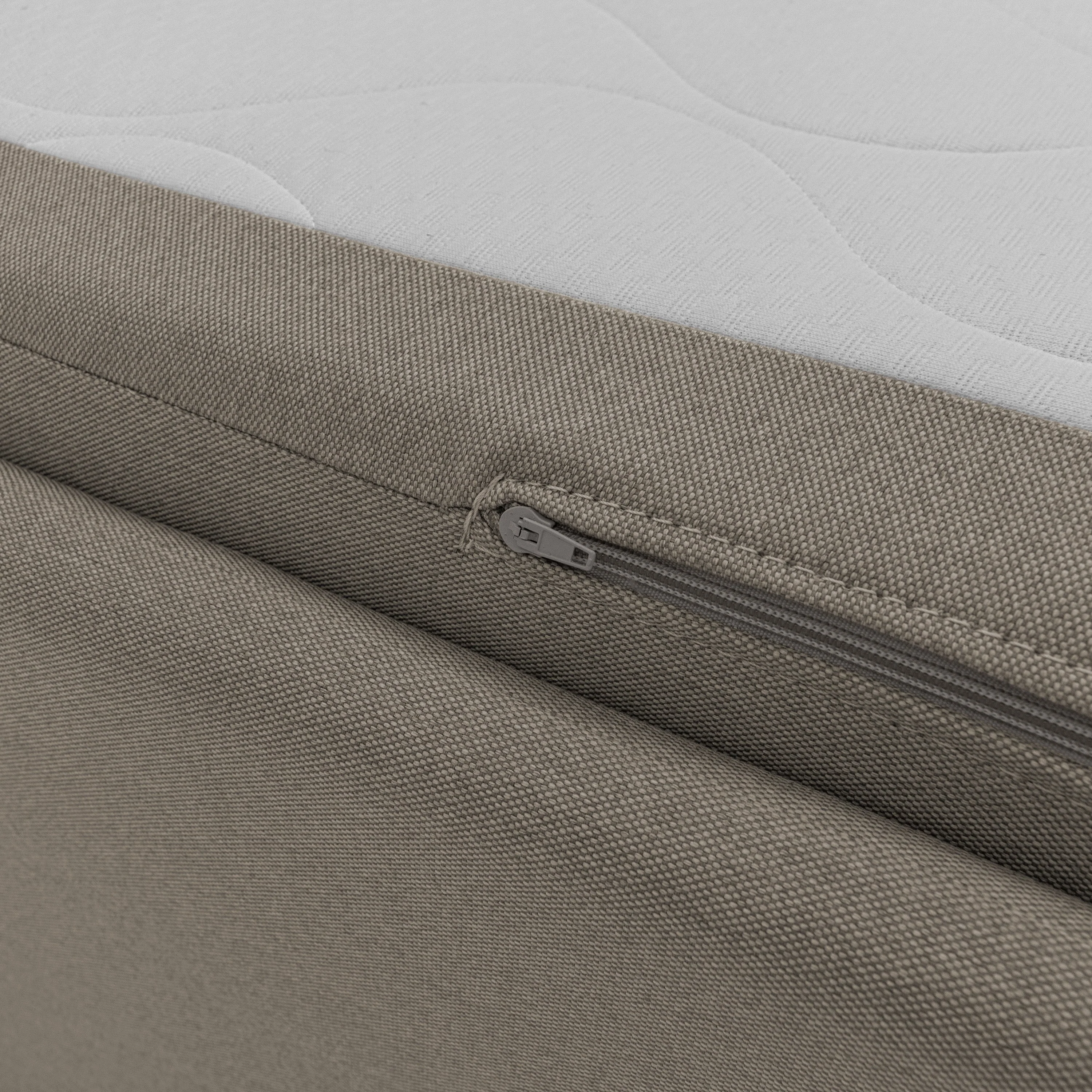 Tortona Canapé duplex avec lits jumeaux et tissu effet coton imperméable T13 Taupe tortora - Image 8