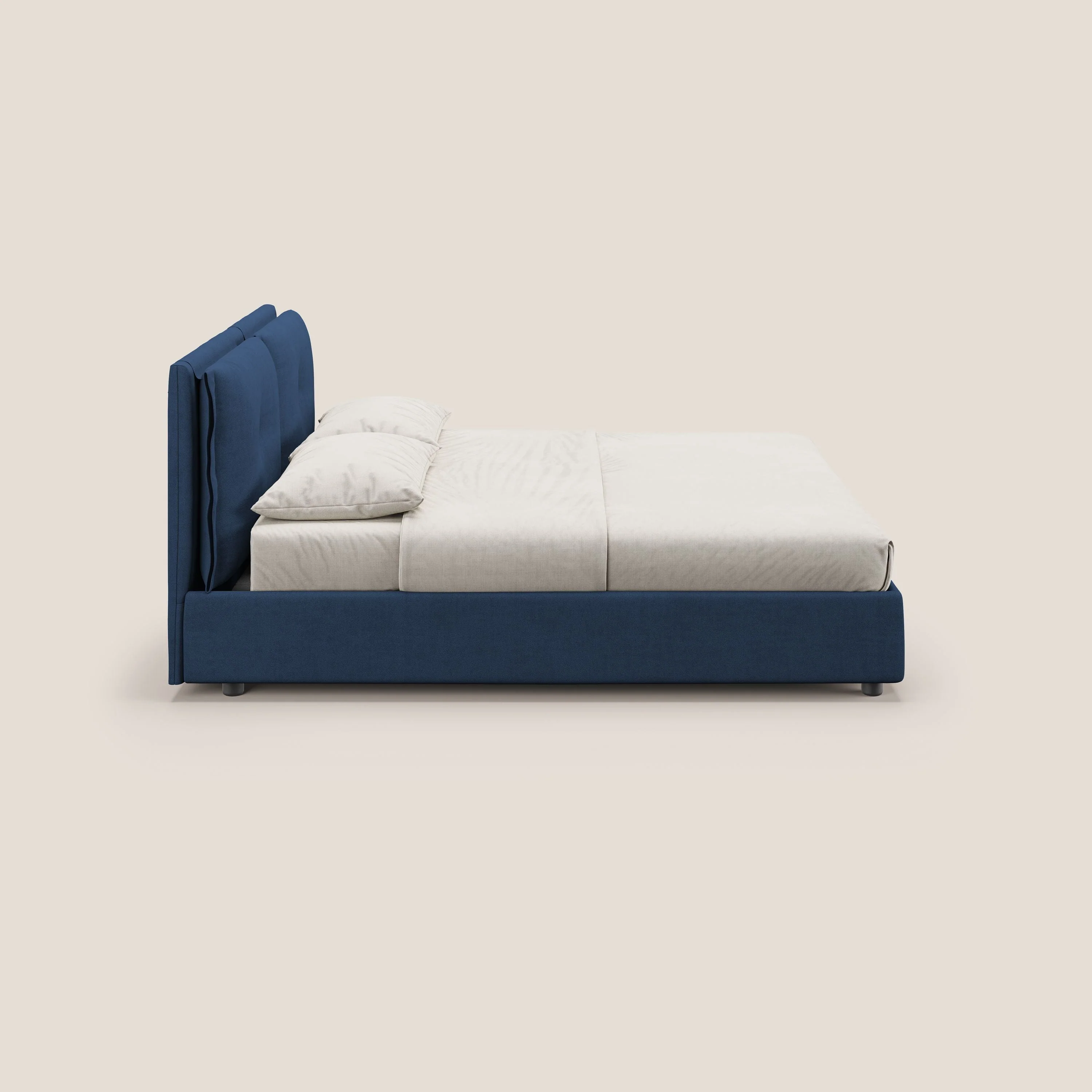 Travis lit coffre avec coussins capitonnés amovibles en tissu imperméable T02 bleu - Image 5