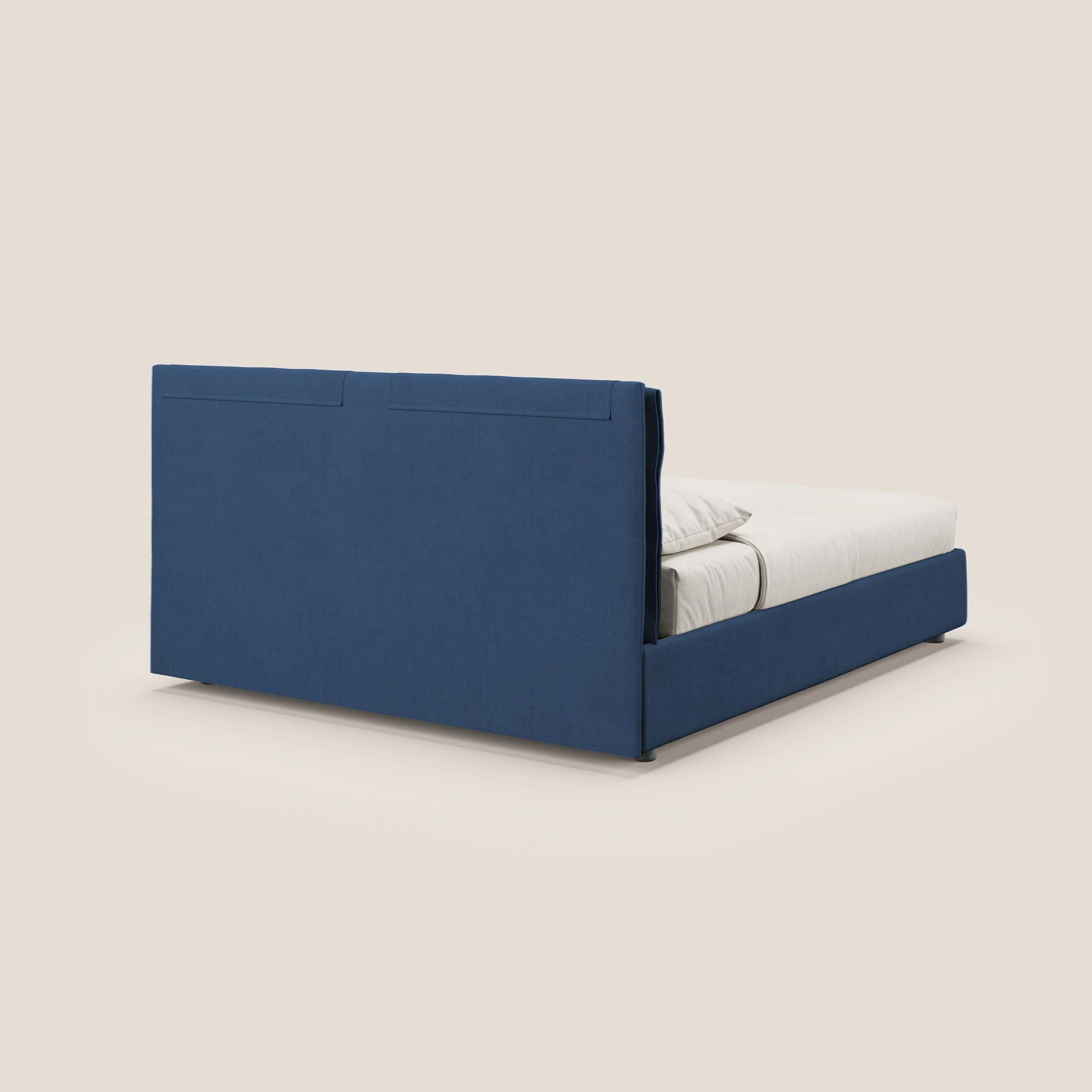Travis lit coffre avec coussins capitonnés amovibles en tissu imperméable T02 bleu - Image 6