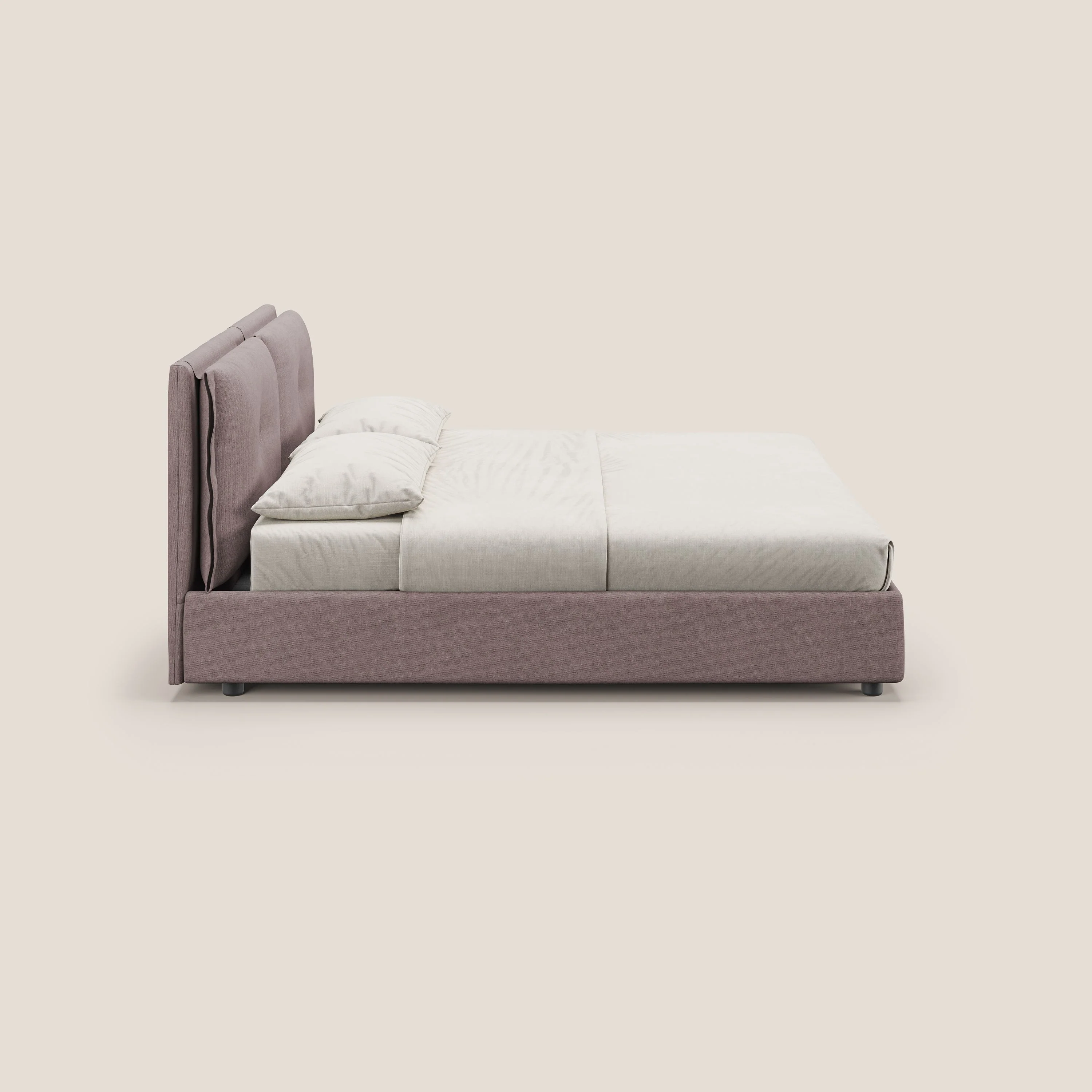 Travis lit coffre avec coussins capitonnés amovibles en tissu imperméable T02 rose - Image 5