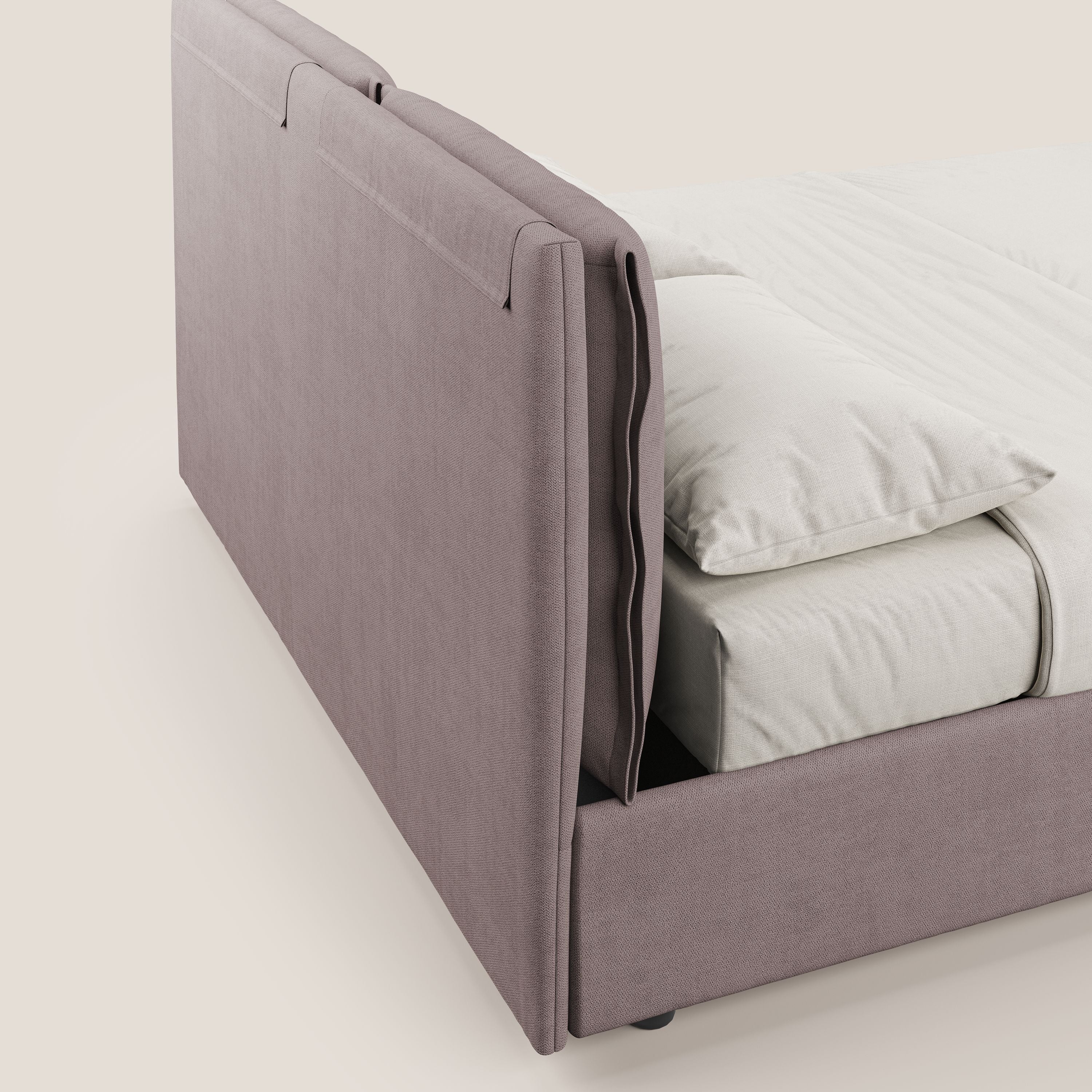 Travis lit coffre avec coussins capitonnés amovibles en tissu imperméable T02 rose - Image 8
