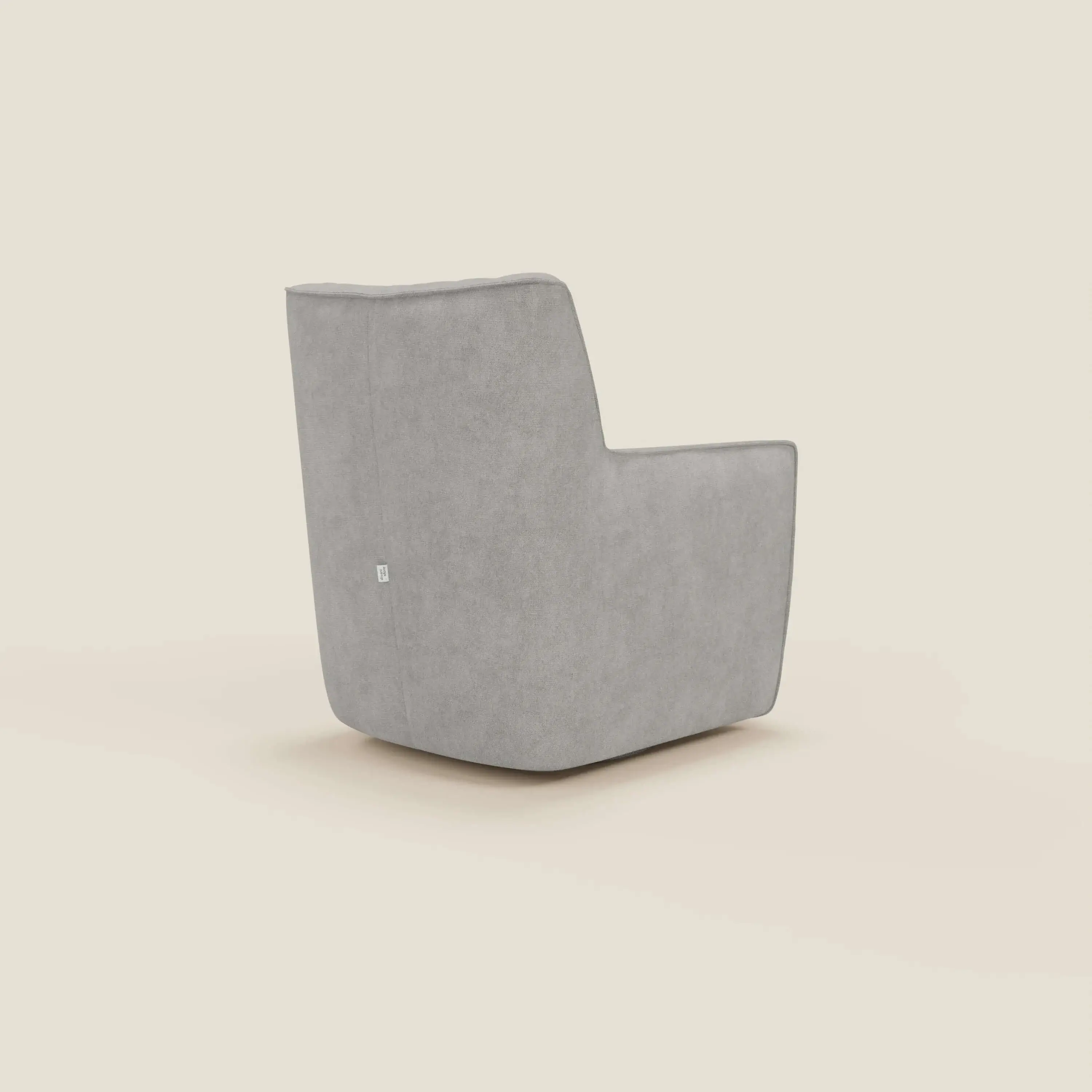 Tulla Fauteuil pivotant en tissu imperméable T02 gris clair - Image 4