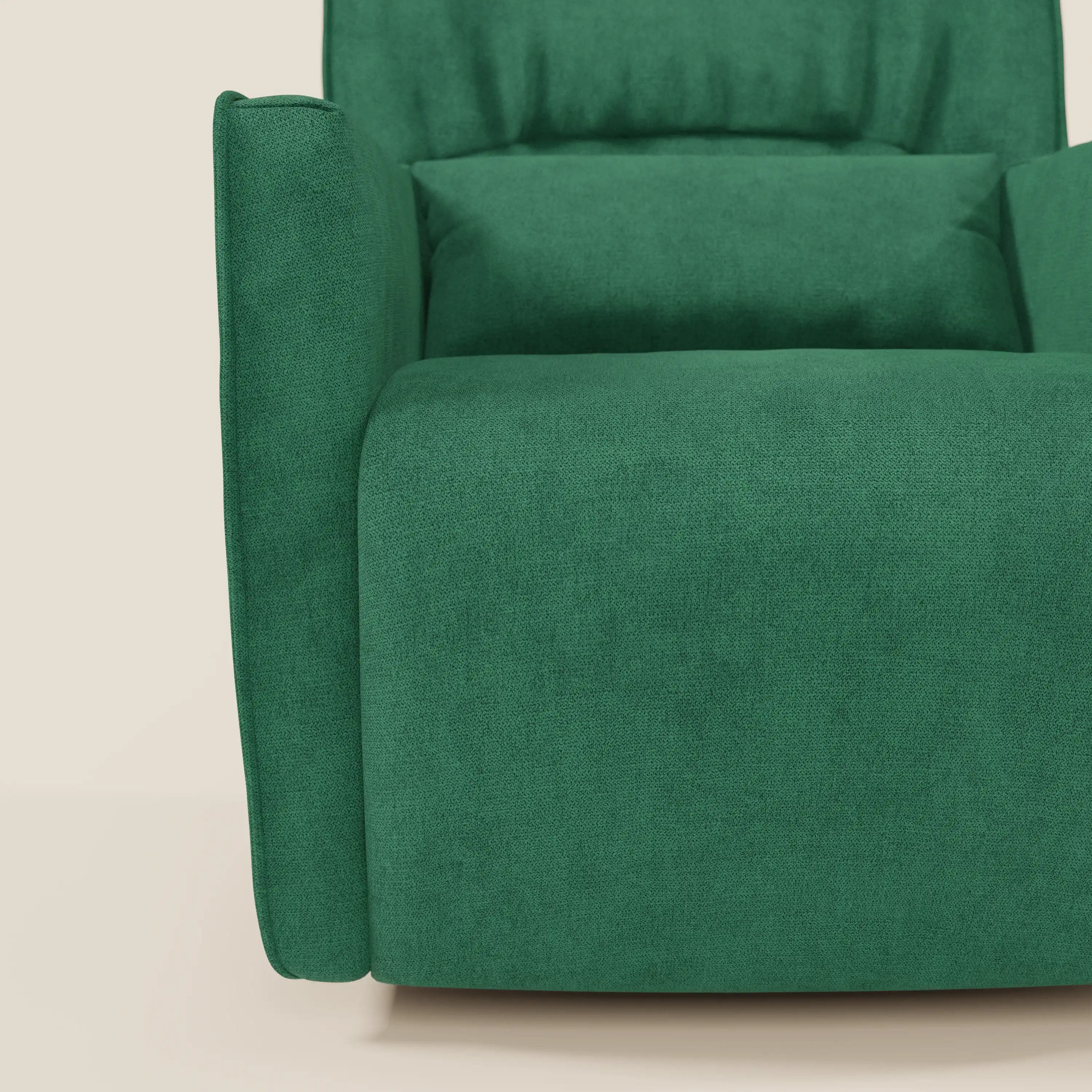 Tulla Fauteuil pivotant en tissu imperméable T02 vert - Image 7