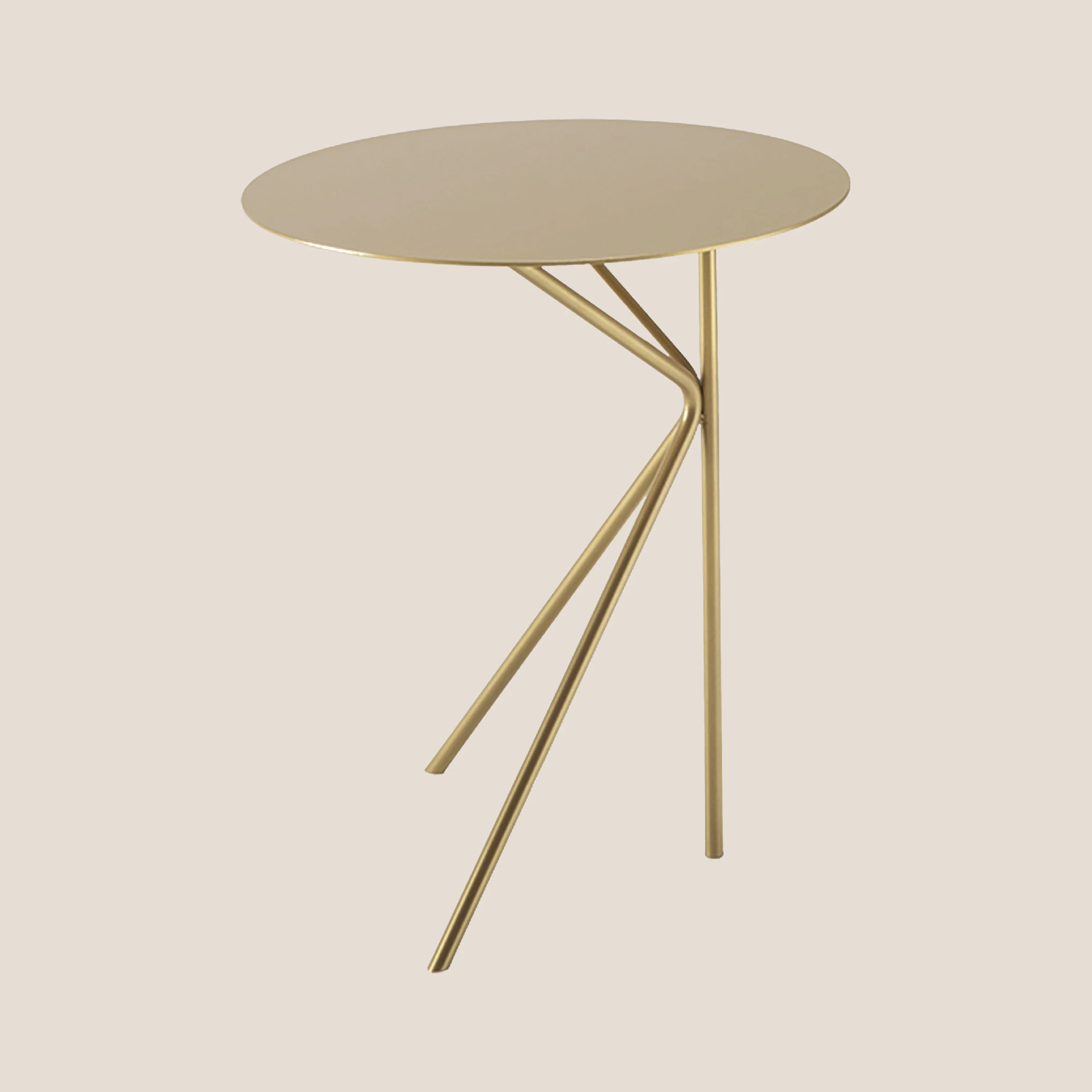 Twin table haute minimaliste ronde en différentes couleurs or