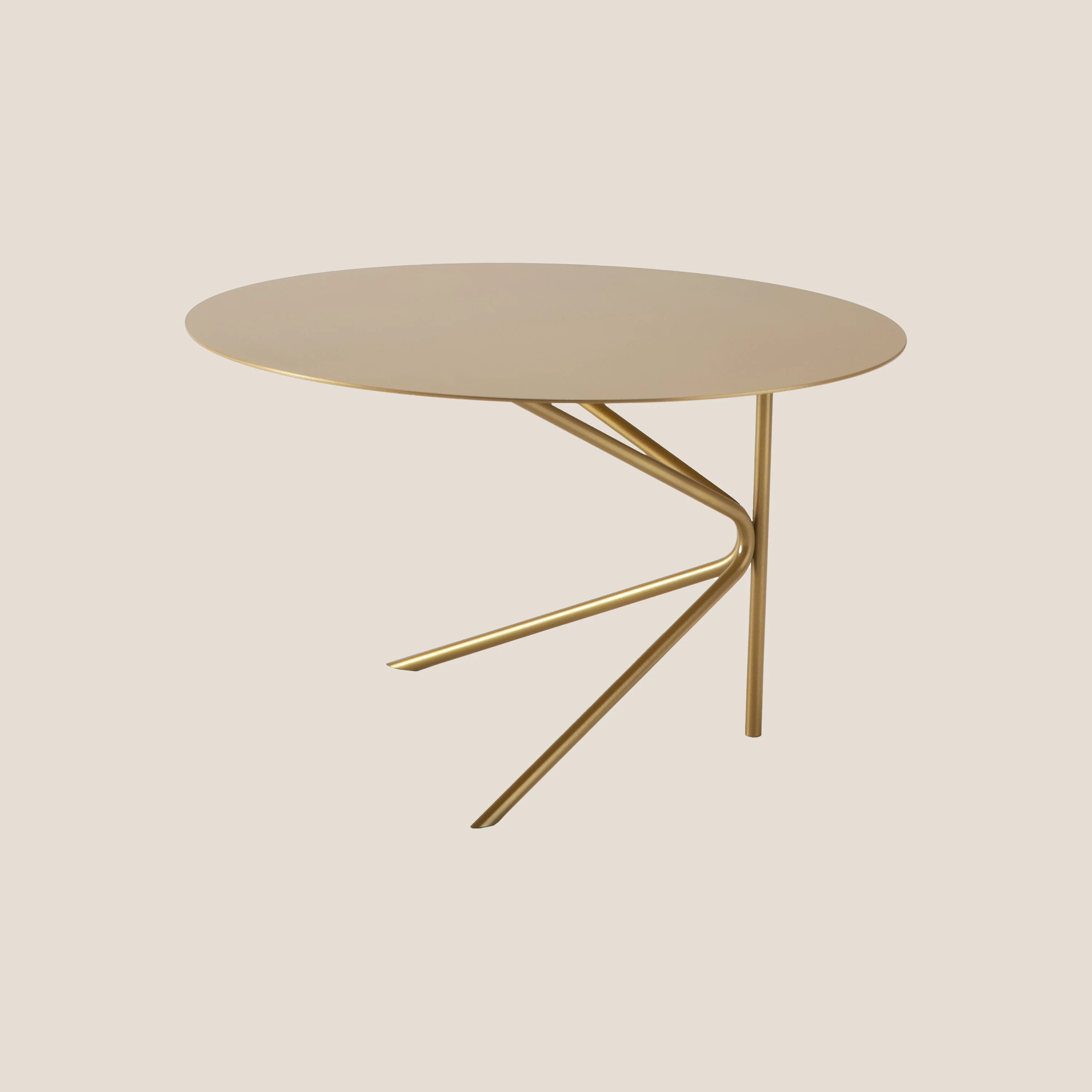 Twin table basse minimaliste ronde en différentes couleurs or