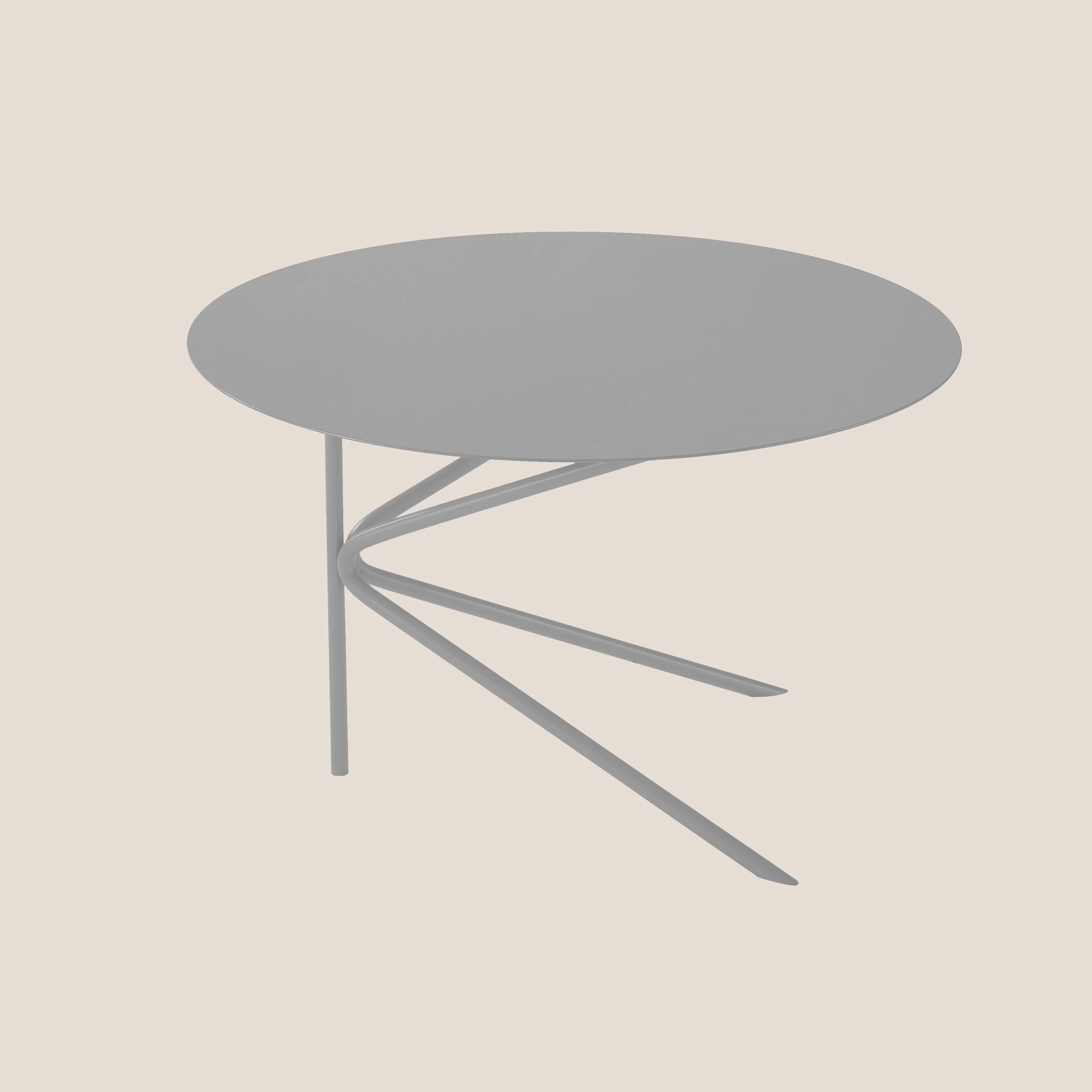 Twin table basse minimaliste ronde en différentes couleurs pluie