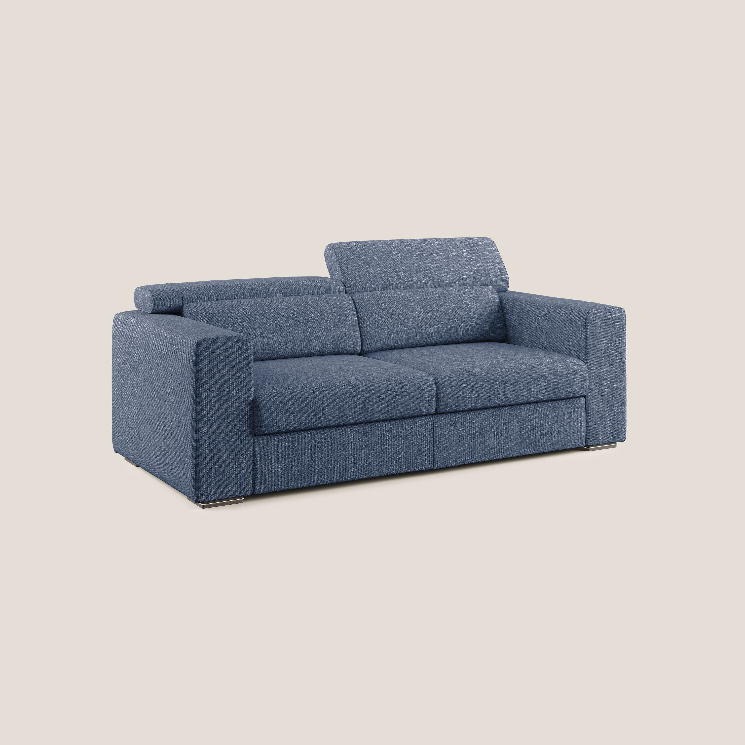 Vegas canapé avec têtières inclinables en tissu doux imperméable T06 bleu - Image 2