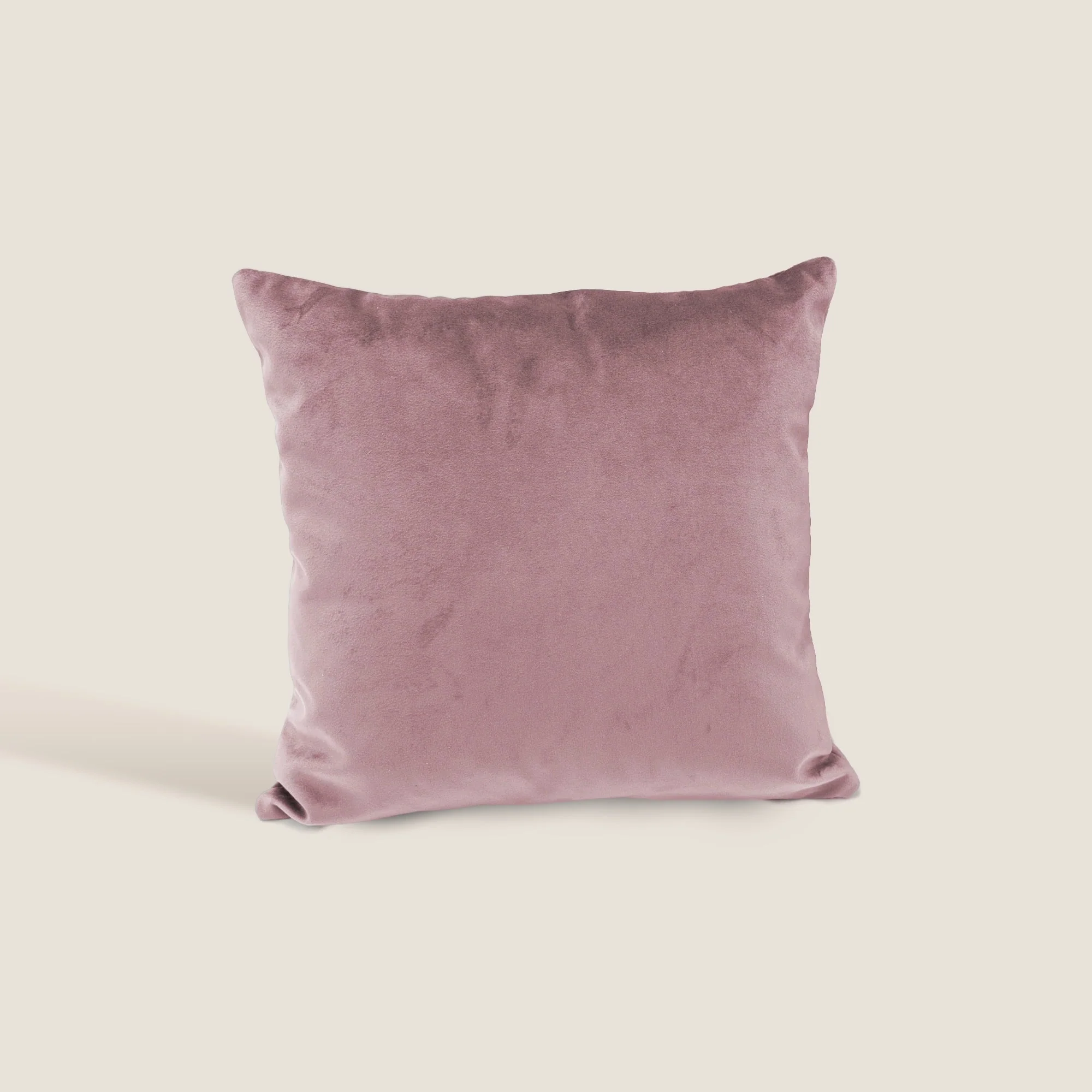 Velluto coussins carrés en velours imperméable rose
