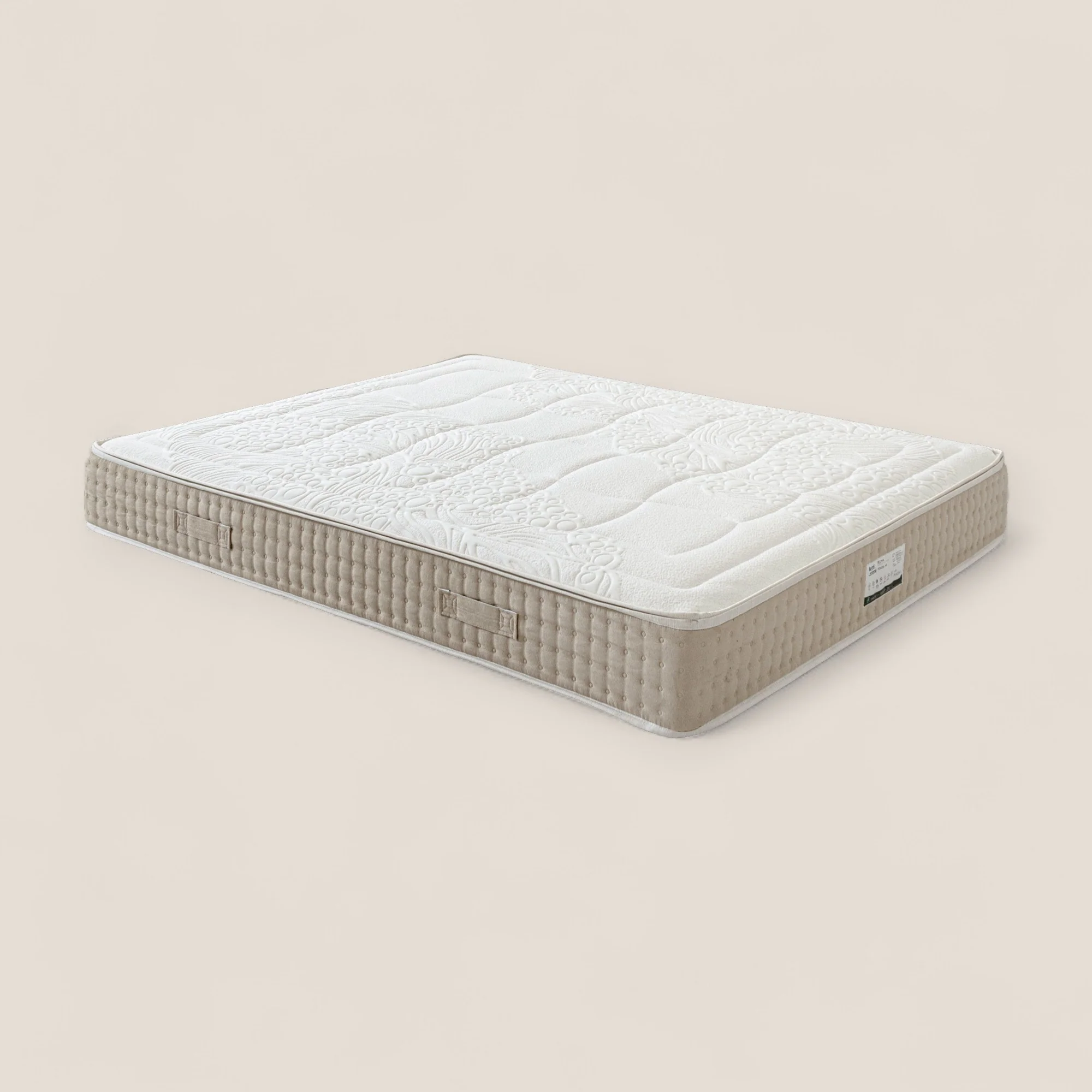 VELTHA - Matelas Bio-Actif avec ressorts ensachés et latex naturel 7 zones